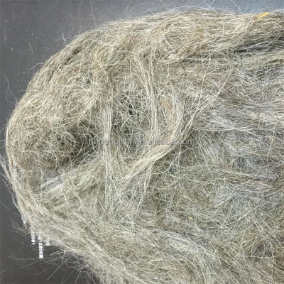 Scoured Grey Goat Hair  Waste