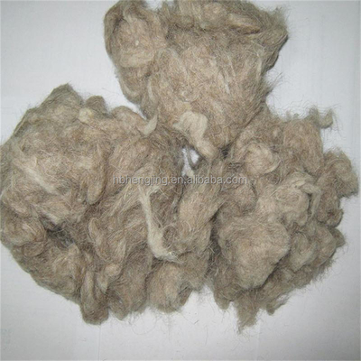 Scoured Brown Sheep Wool Waste for Insulation