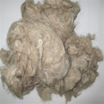 Scoured Brown Sheep Wool Waste