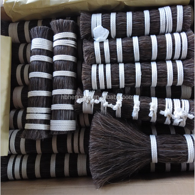 Washed Double/single Drawn Horsetail Hair White/black/light Grey